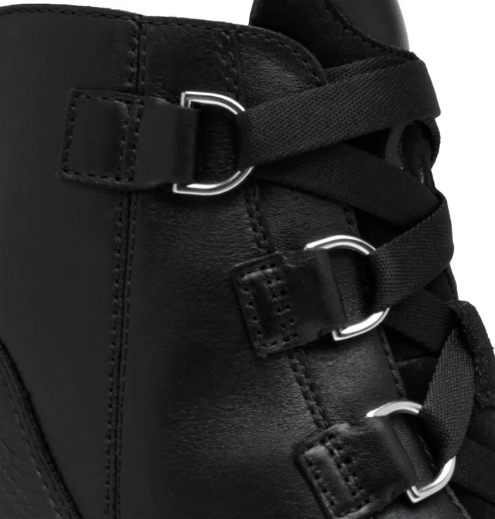 Caribou X Waterproof Lace-Up Block Heel Bootie - Image 7
