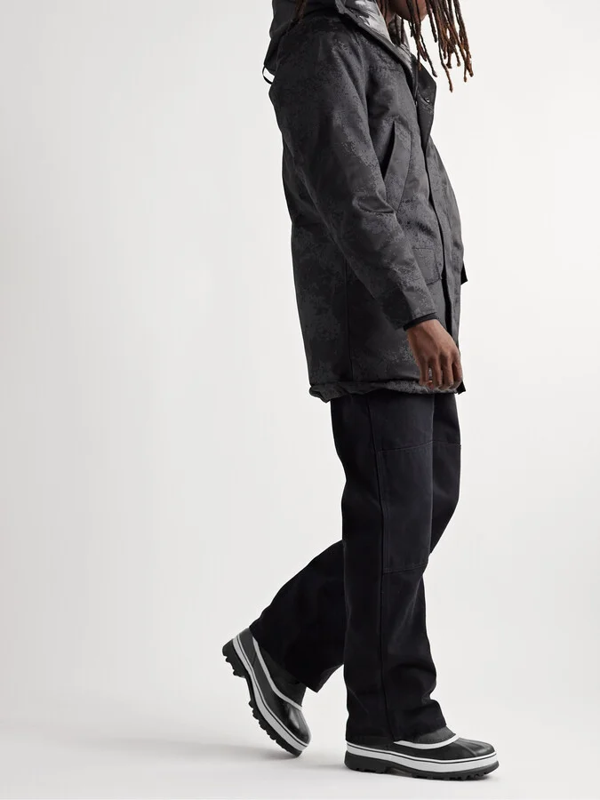 Caribou™ Faux Shearling-Trimmed Nubuck and Rubber Snow Boots - Image 2
