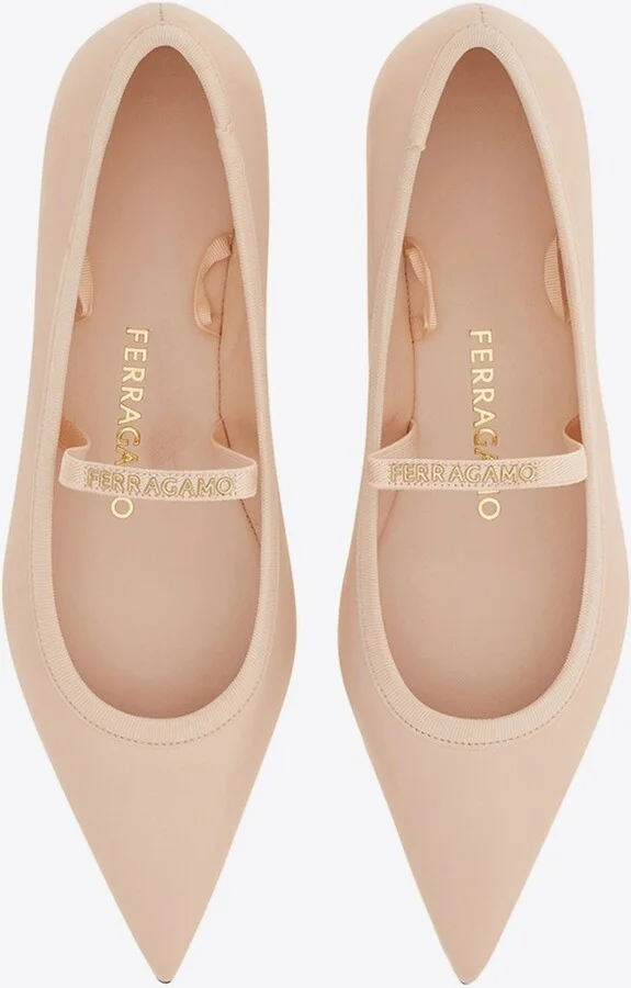 Carice Ankle Ribbon Ballet Flats - Image 2