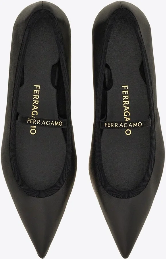 Carice Ankle Ribbon Ballet Flats - Image 2