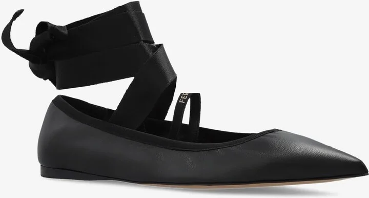 Carice Wraparound Ballet Flats - Image 2