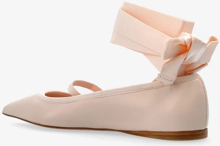 Carice Wraparound Ribbon Ballet Flats - Image 2