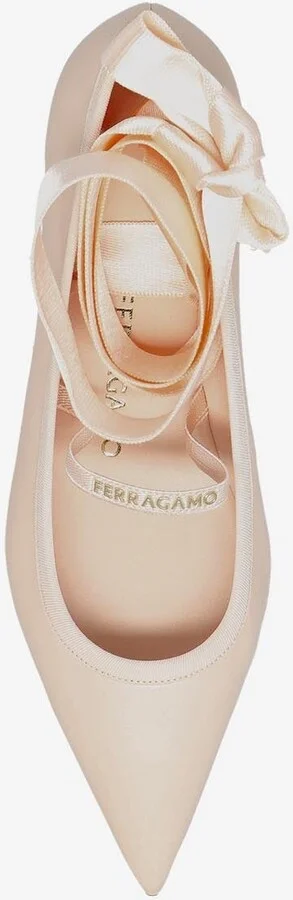 Carice Wraparound Ribbon Ballet Flats - Image 3