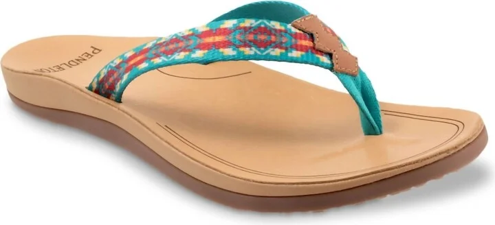 Carico Lake Flip Flop Sandal In Turquoise