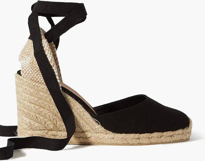 Carina 80 canvas wedge espadrilles