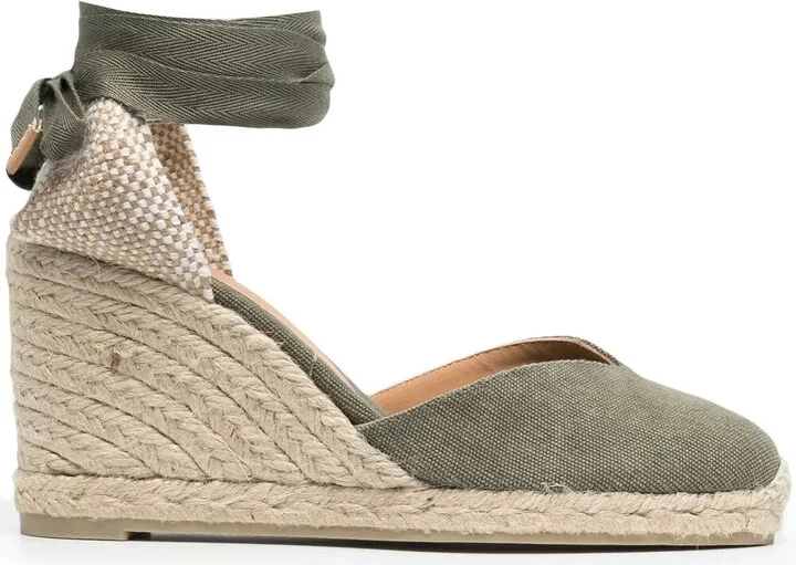 Carina 80 canvas wedge espadrilles