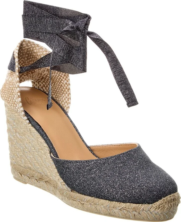 Carina Canvas Wedge Sandal