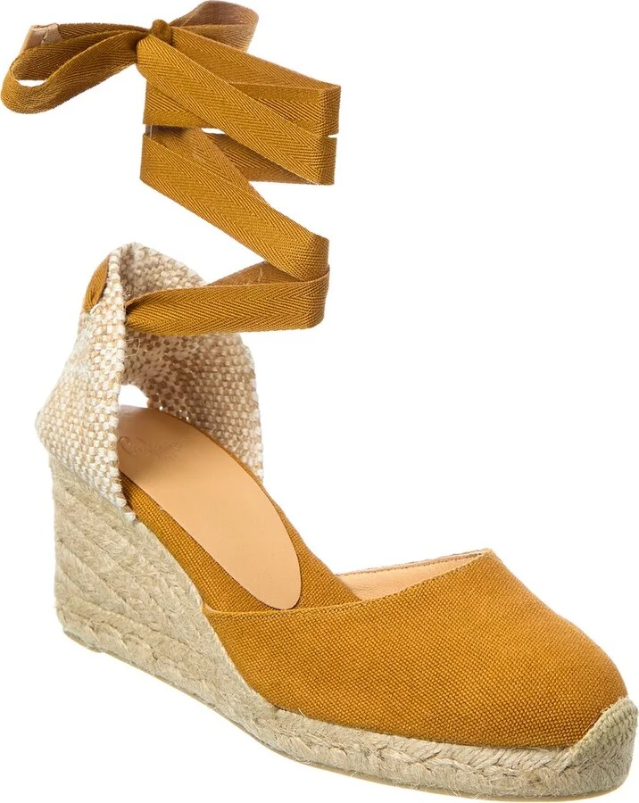 Carina Canvas Wedge Sandal