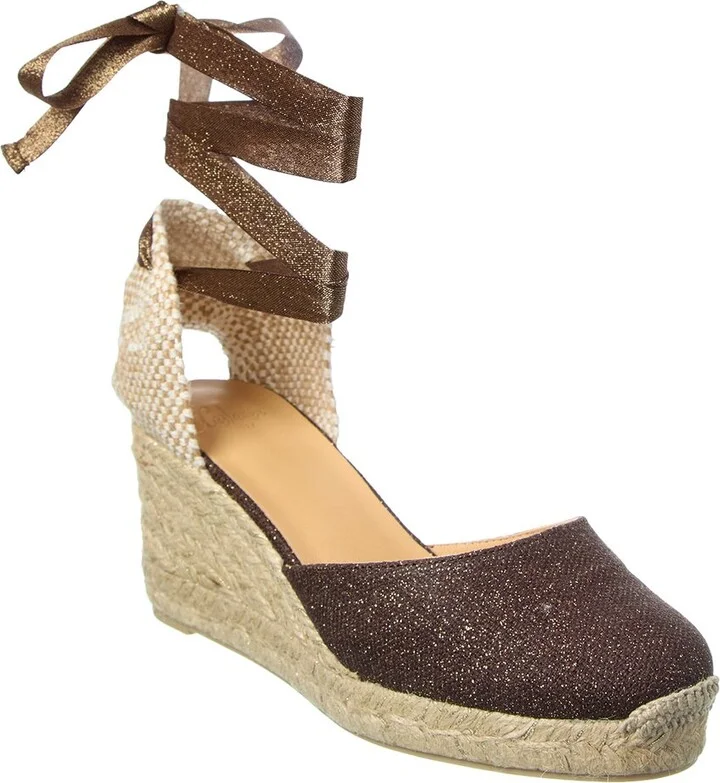Carina Canvas Wedge Sandal