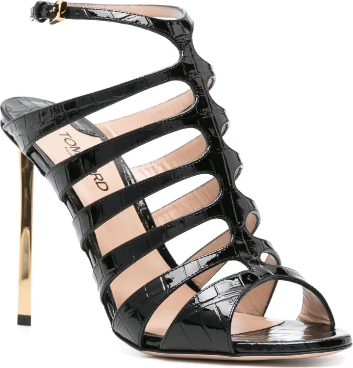 Carine 105mm leather sandals - Image 2