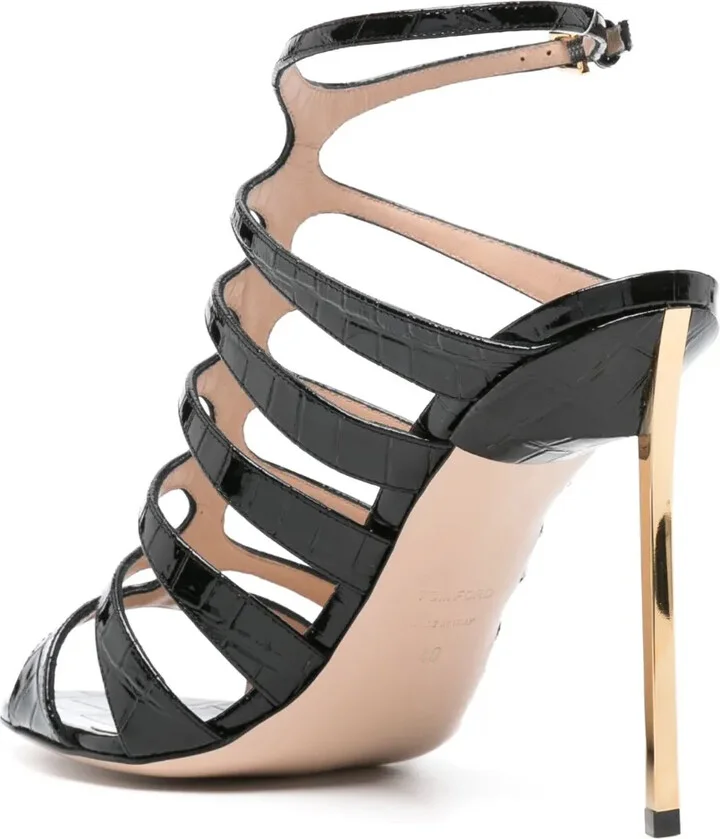 Carine 105mm leather sandals - Image 3