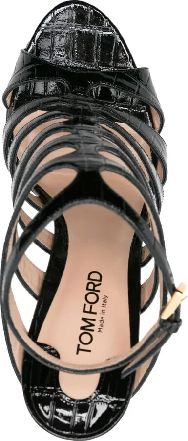 Carine 105mm leather sandals - Image 4