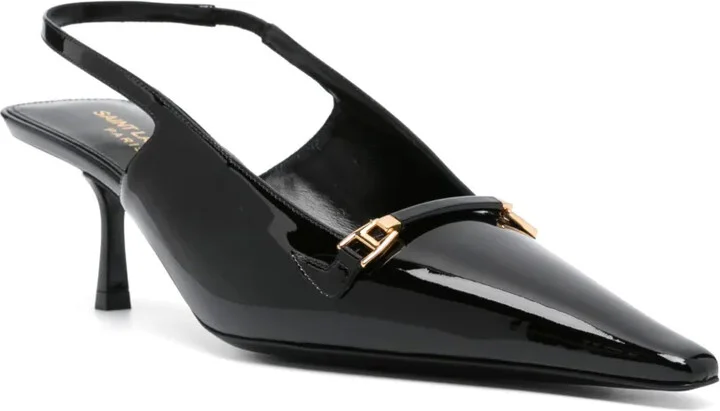 Carine 55mm patent-leather pumps - Image 2