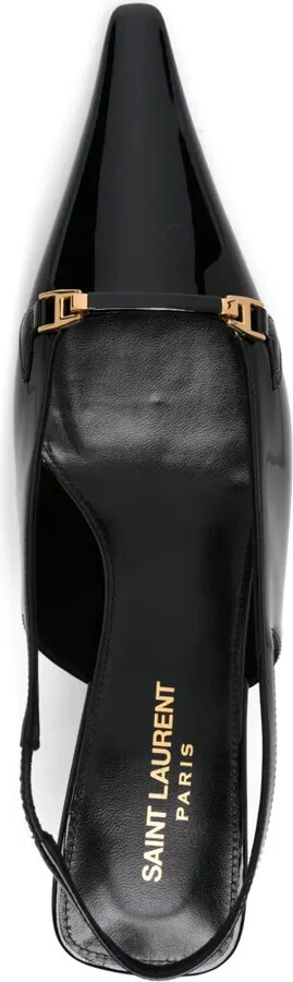 Carine 55mm patent-leather pumps - Image 4