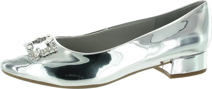 CARISMA3 Womens Patent Leather Slip On Pumps