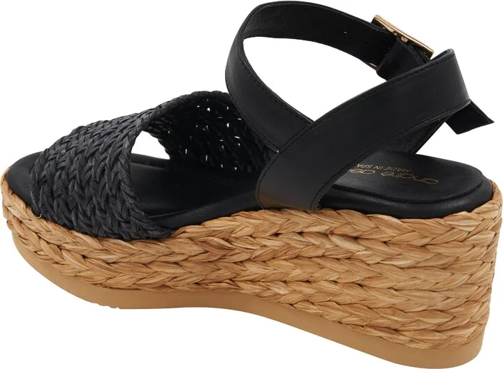 Carissa Ankle Strap Espadrille Platform Wedge Sandal - Image 2