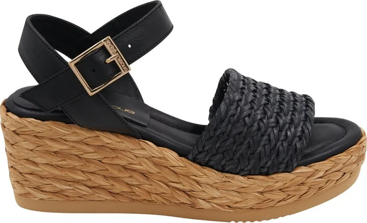 Carissa Ankle Strap Espadrille Platform Wedge Sandal - Image 3