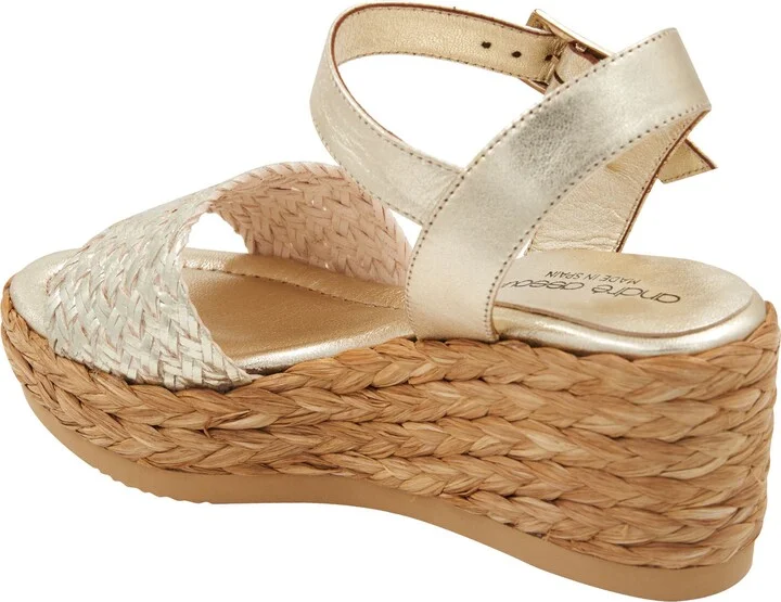 Carissa Ankle Strap Espadrille Platform Wedge Sandal - Image 9