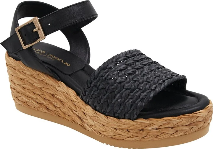 Carissa Ankle Strap Espadrille Platform Wedge Sandal