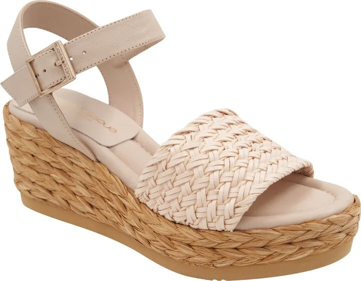 Carissa Ankle Strap Espadrille Platform Wedge Sandal
