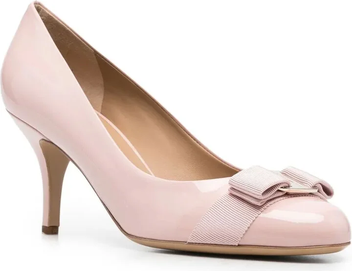 Carla 70mm Viva-bow pumps - Image 2