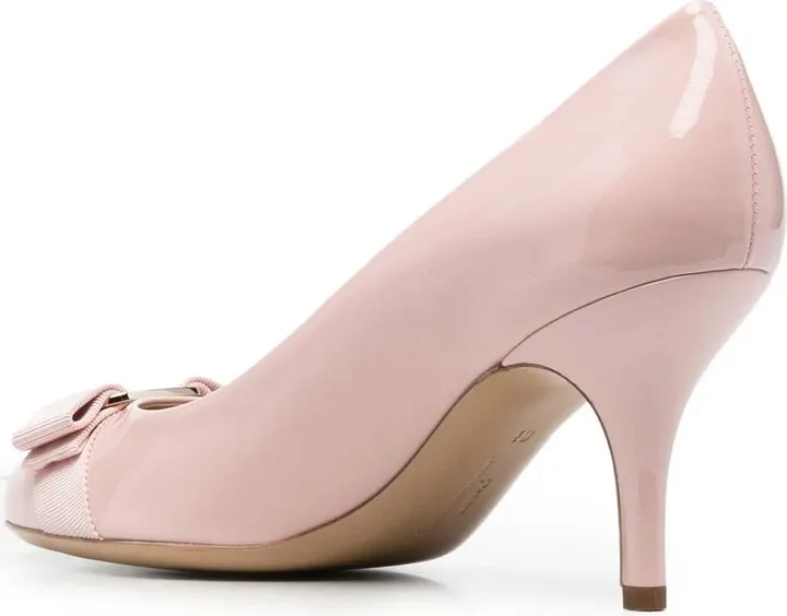 Carla 70mm Viva-bow pumps - Image 3