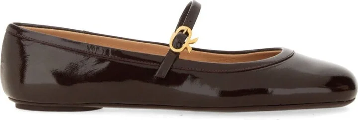 Carla" Dancer Brown Ballet Flats