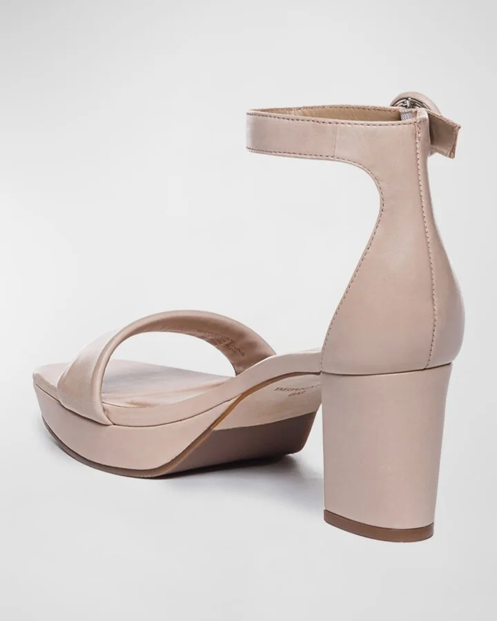 Carla Leather Ankle-Strap Sandals - Image 2