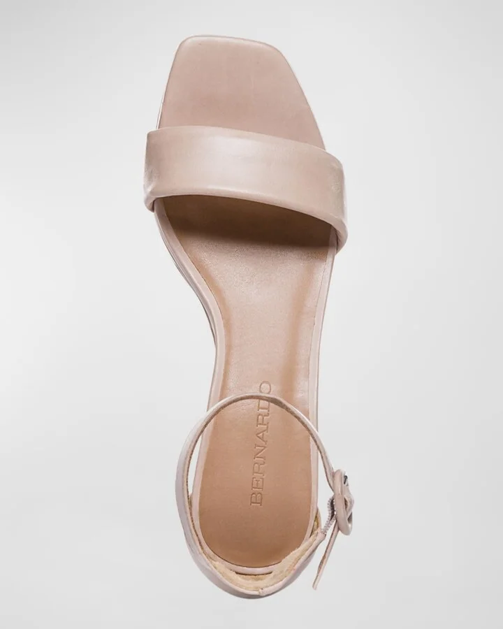 Carla Leather Ankle-Strap Sandals - Image 3