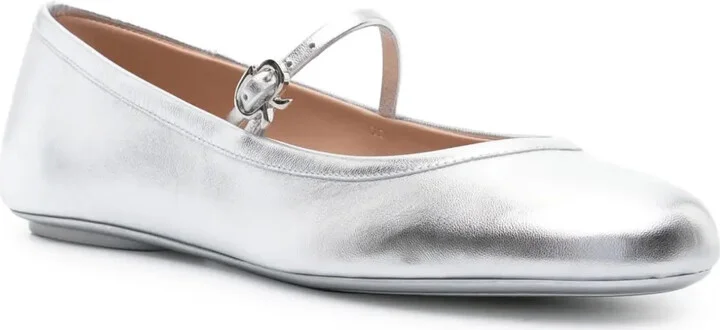 Carla leather ballerina flats - Image 2