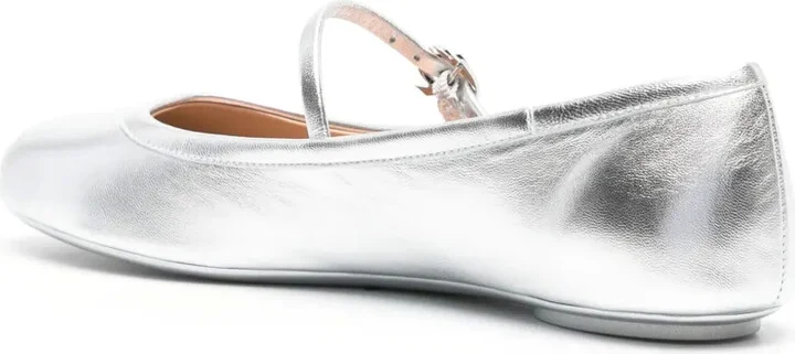 Carla leather ballerina flats - Image 3