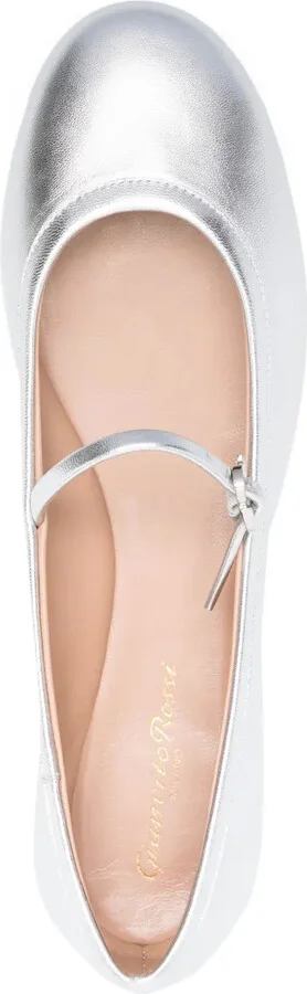 Carla leather ballerina flats - Image 4