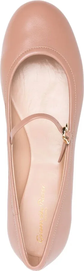 Carla leather ballerina shoes - Image 4