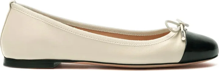 Carla leather ballerina shoes