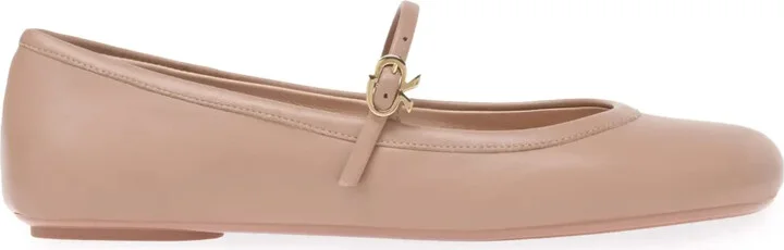 Carla leather ballerina shoes