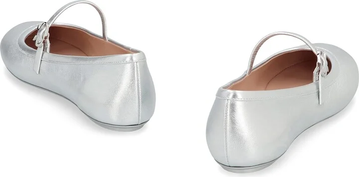 Carla Leather Ballet Flats - Image 4