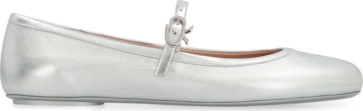 Carla Leather Ballet Flats