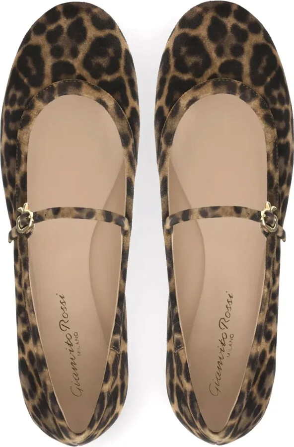 Carla leopard-pattern ballerina shoes - Image 3
