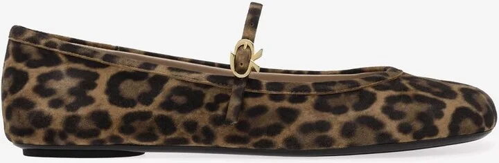 Carla Leopard-Print Ballerina Flats
