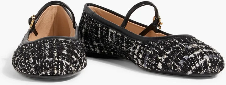 Carla metallic tweed Mary Jane flats - Image 2