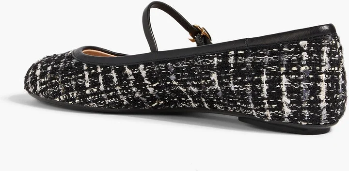 Carla metallic tweed Mary Jane flats - Image 3