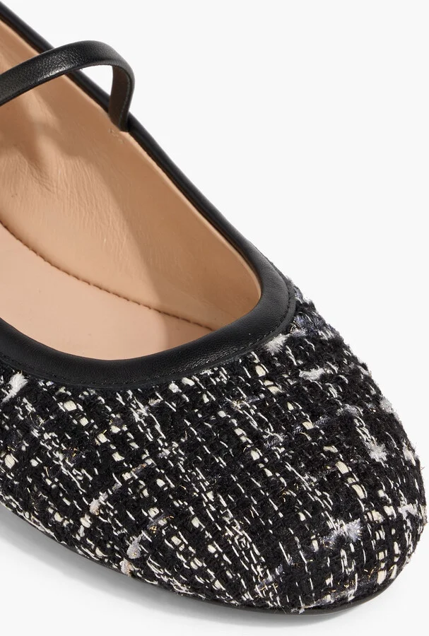 Carla metallic tweed Mary Jane flats - Image 4