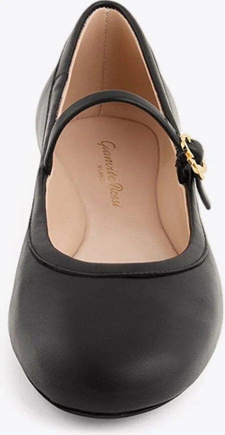 Carla Nappa Leather Ballet Flats - Image 2