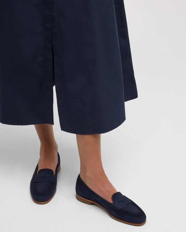 Carla Suede Penny Loafers - Image 5