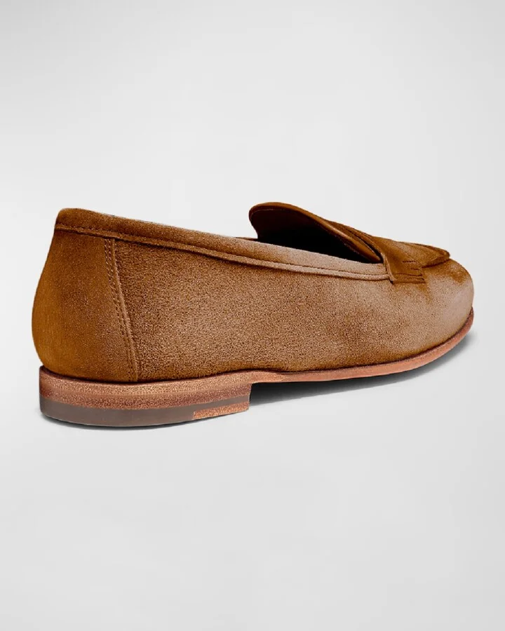 Carla Suede Penny Loafers - Image 9