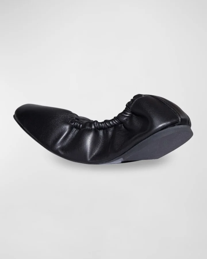 Carla Vegan Leather Ballerina Flats - Image 2