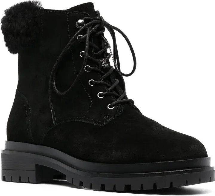 Carlee shearling-trim bootie - Image 2