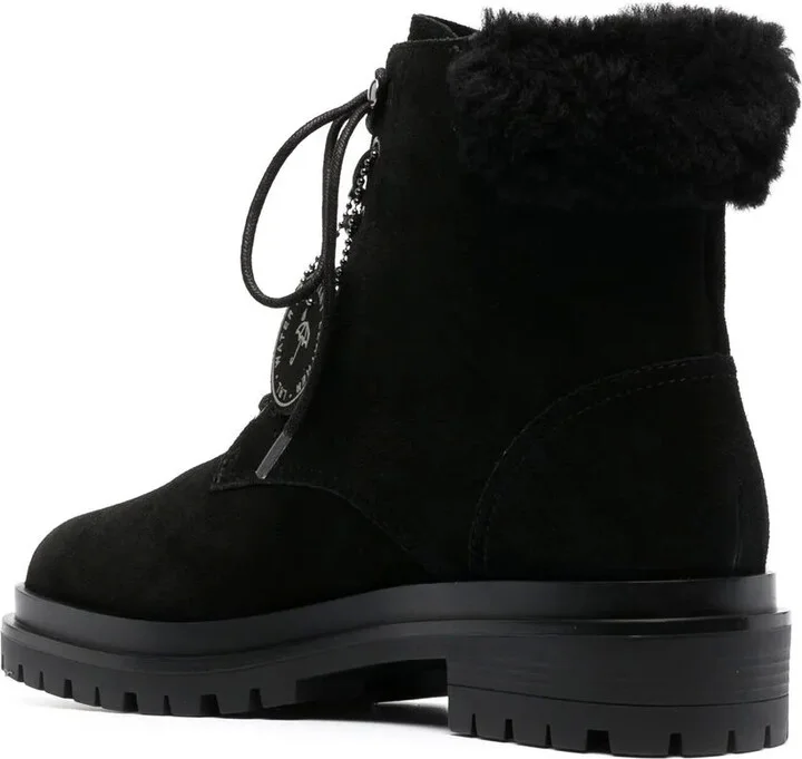 Carlee shearling-trim bootie - Image 3