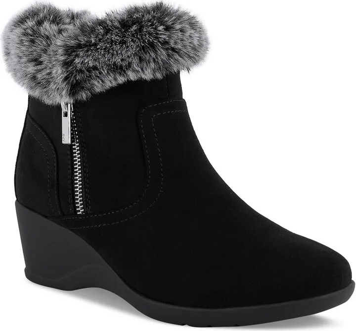 Carleen Womens Faux Fur Lined Manmade Winter & Snow Boots