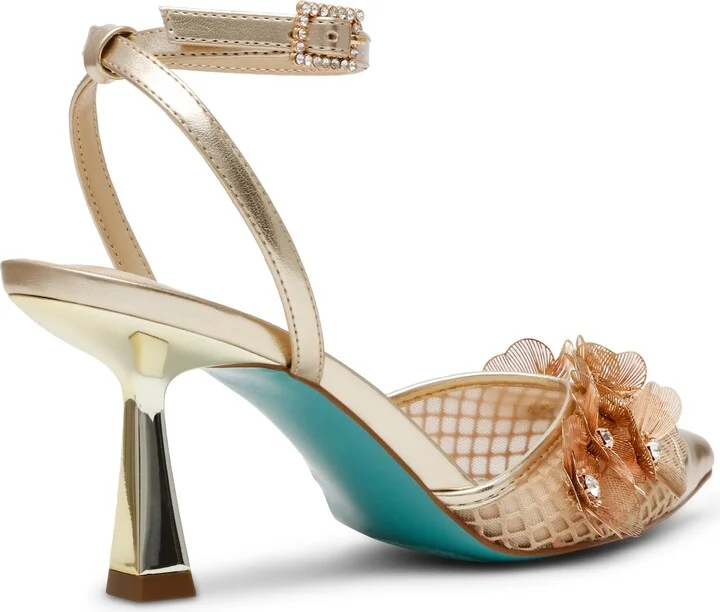 Carli Ankle Strap Pointed Cap Toe Pump - Image 2